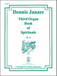 Third Organ Book of Spirituals, Op. 33 Organ sheet music cover